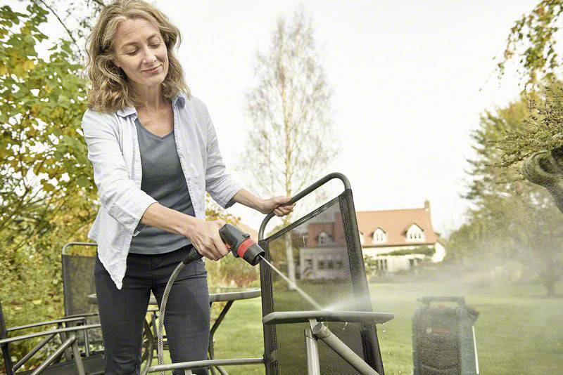 Bosch Home and Garden Fontus Mobile Waschstation mit Akku 12 bar Kaltwasser