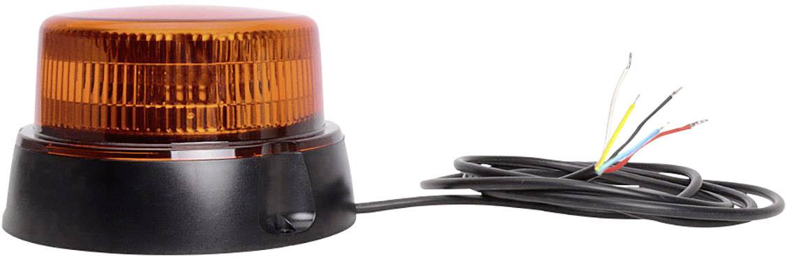 WAS Rundumleuchte W126 Double Flash 866.4DSYNC 12 V, 24V über Bordnetz Schraubmontage Orange