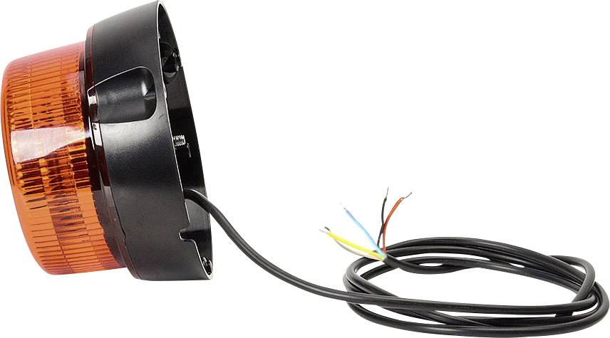 WAS Rundumleuchte W126 Double Flash 866.4DSYNC 12 V, 24V über Bordnetz Schraubmontage Orange