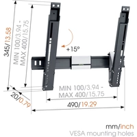 Vogel's THIN 415 TV-Wandhalterung Neigbar, Integrierte Wasserwaage 66,0 cm (26") - 139,7 cm (55") Neigbar Vogel's THIN 415 TV-Wandhalterung Neigbar, Integrierte Wasserwaage 66,0 cm (26") - 139,7 cm (55") Neigbar