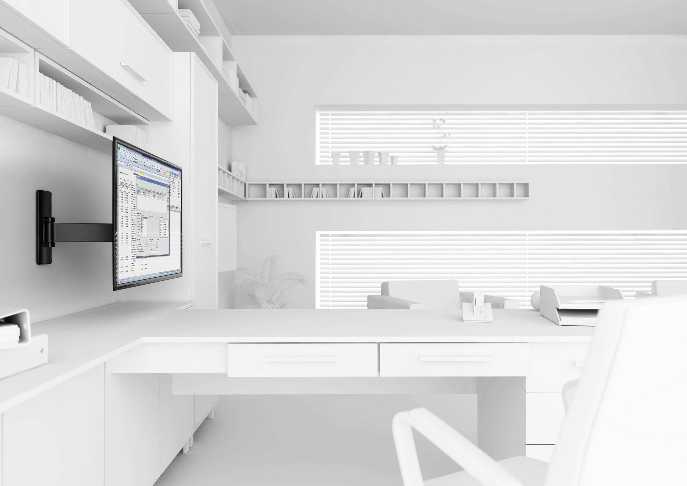 Vogel's WALL 3225 TV-Wandhalterung 81,3cm (32") - 139,7cm (55") Schwenkbar, Neigbar