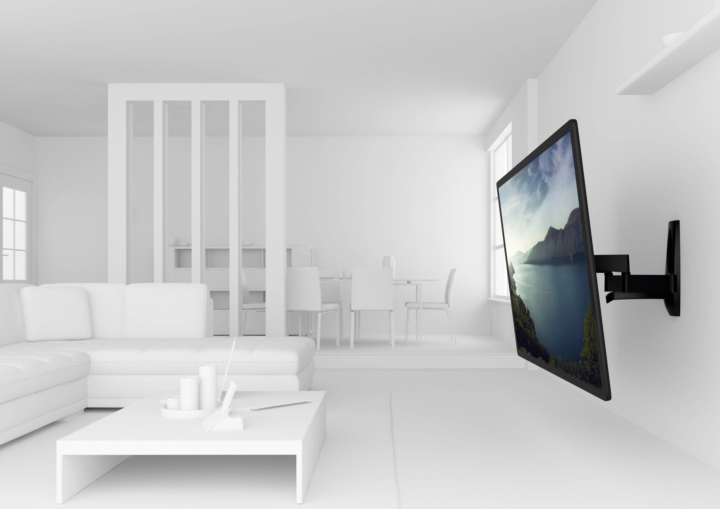 Vogel's WALL 3450 TV-Wandhalterung 139,7 cm (55") - 254,0 cm (100") Schwenkbar, Neigbar