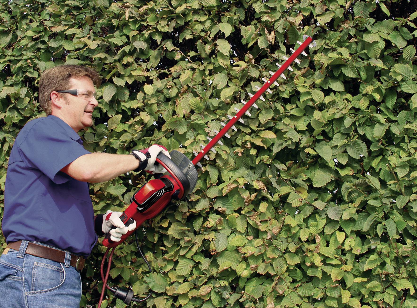 Einhell GE-EH 7067 Elektro Heckenschere mit Schutzbügel 700W 710mm