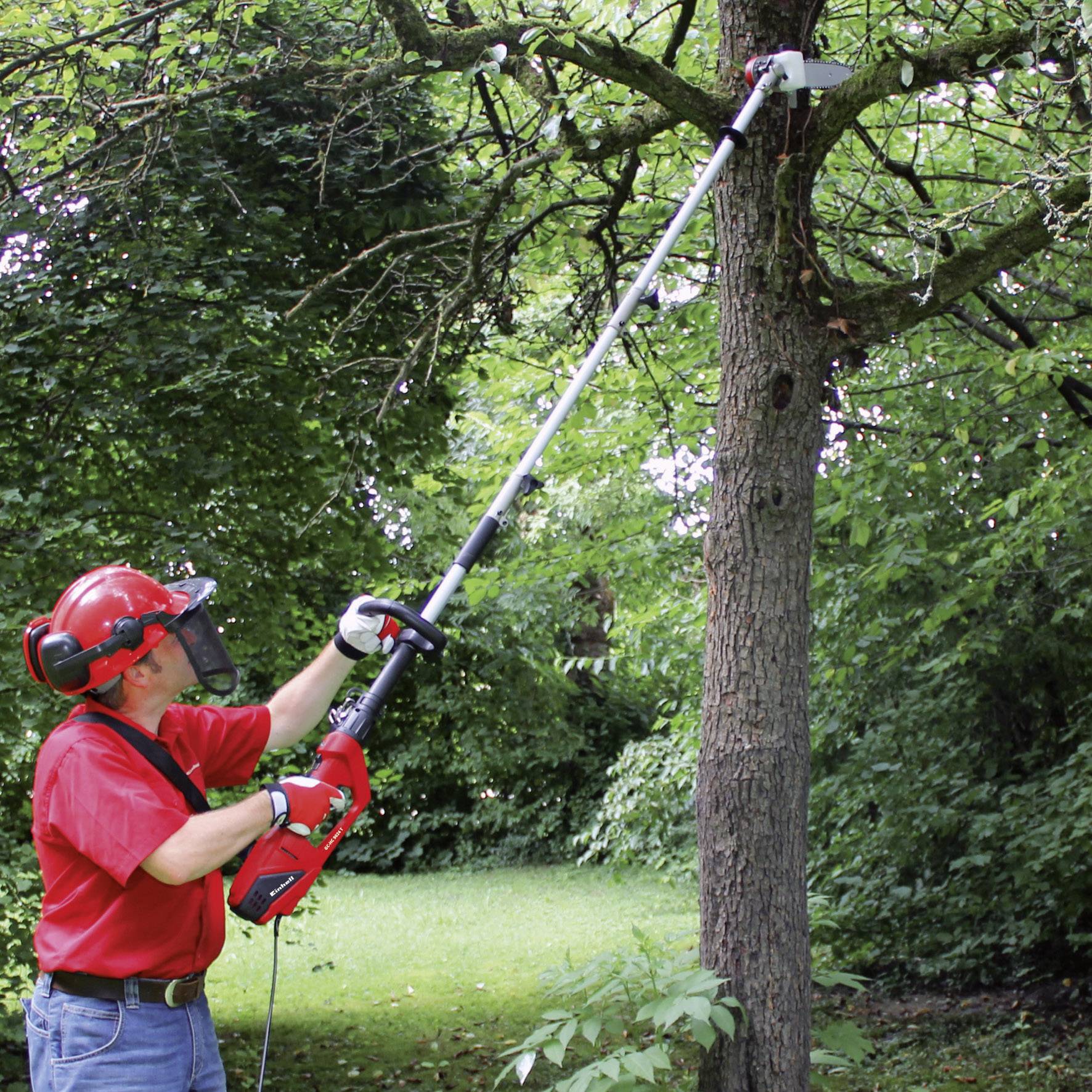 Einhell GC-HC 9024 T Elektro Teleskop-Heckenschere Tragegurt 900 W 480 mm