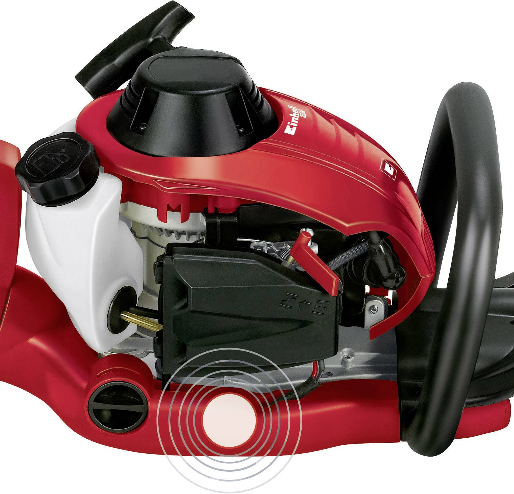 Einhell GE-PH 2555 A Benzin Heckenschere mit Schutzbügel 850 W 550 mm