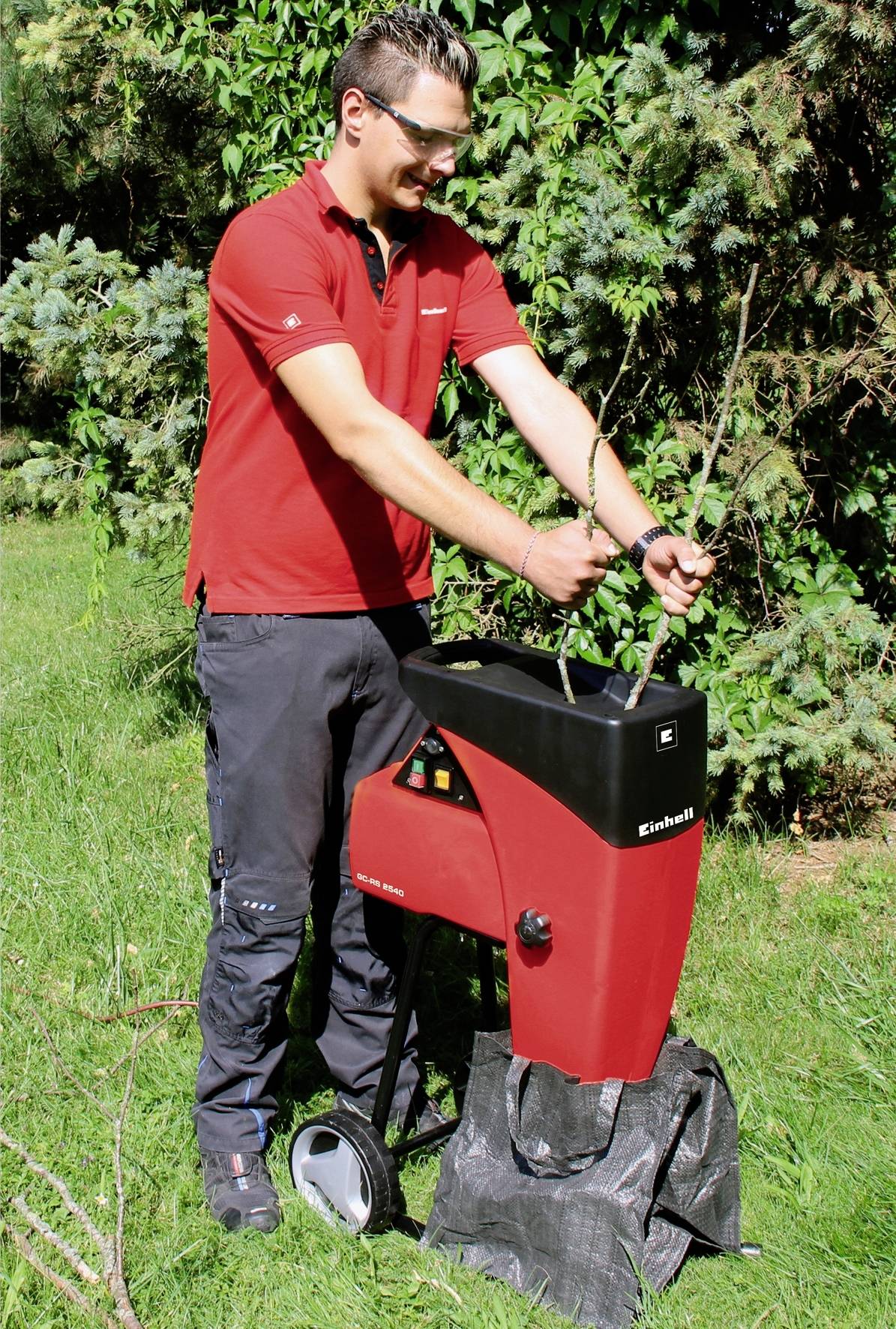 Einhell GC-RS 2540 Elektro Walzen-Häcksler 2000W