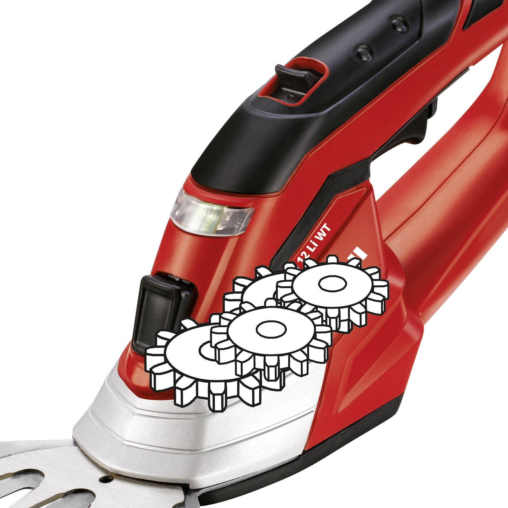 Einhell 3410401 GE-CG 12 Li Akku Grasschere, Strauchschere inkl. Akku 12 V Li-Ion