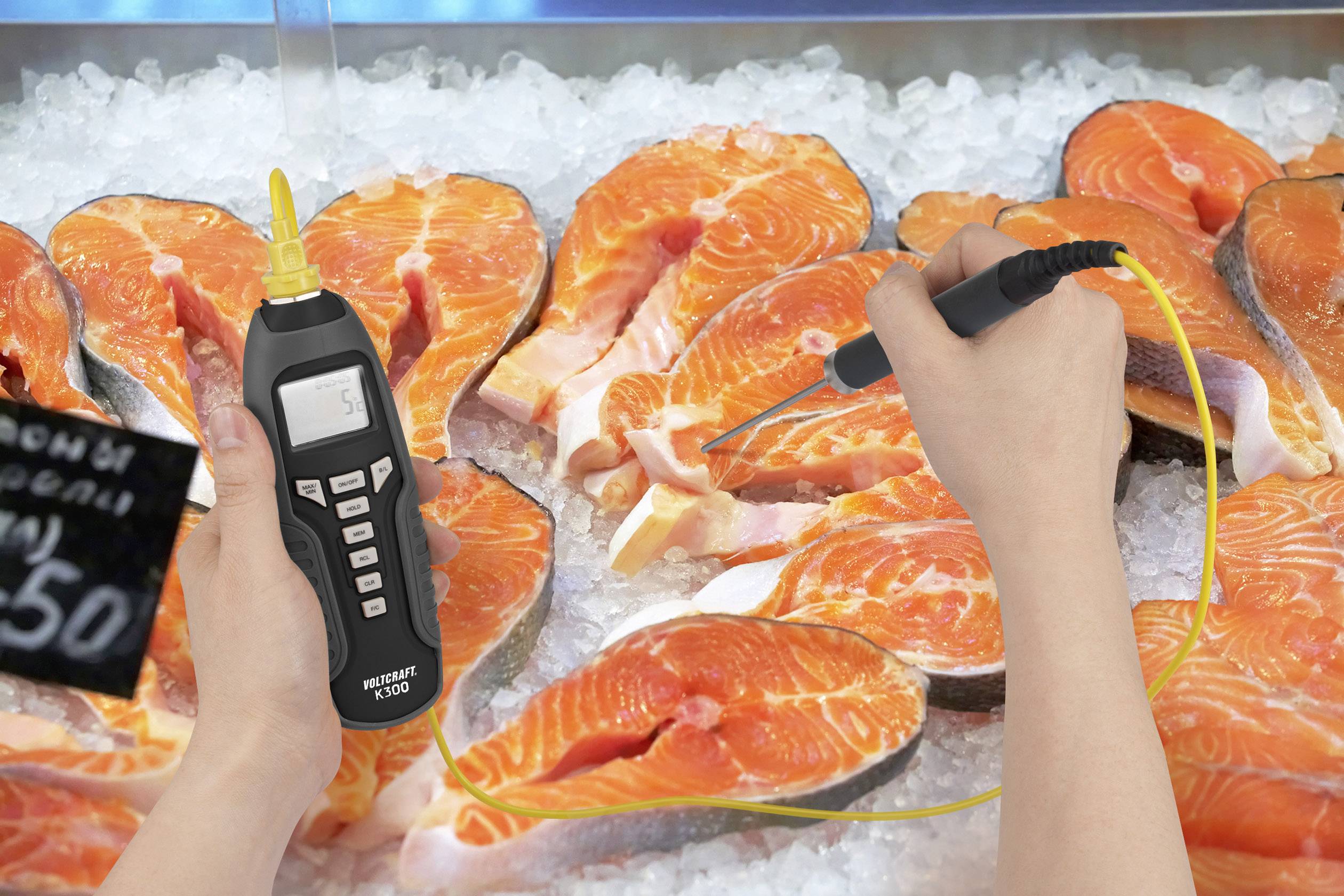 VOLTCRAFT K300 Temperatur-Messgerät kalibriert (DAkkS-akkreditiertes Labor) -200 - 1370°C Fühler-Typ K