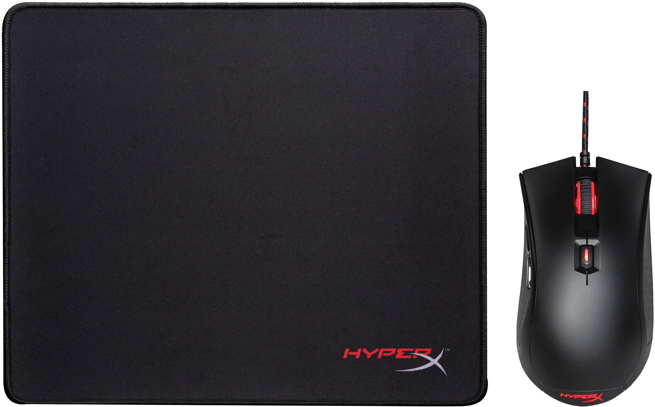 HyperX HXK-DM01 USB-Gaming-Maus Optisch Ergonomisch, Beleuchtet Schwarz