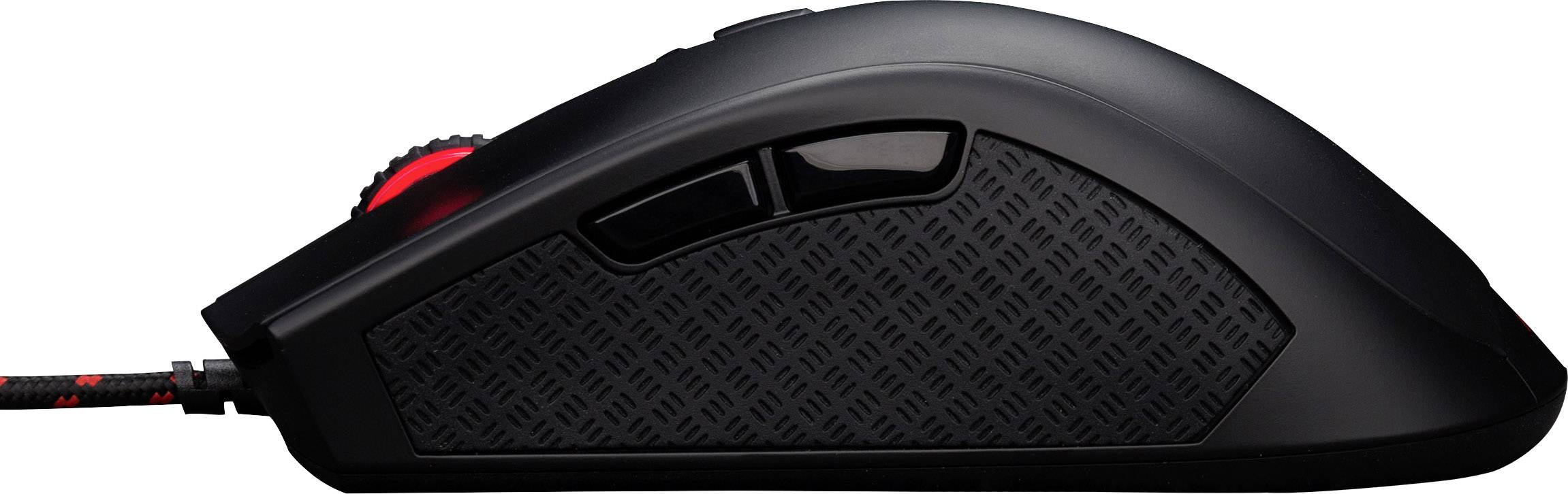 HyperX HXK-DM01 USB-Gaming-Maus Optisch Ergonomisch, Beleuchtet Schwarz