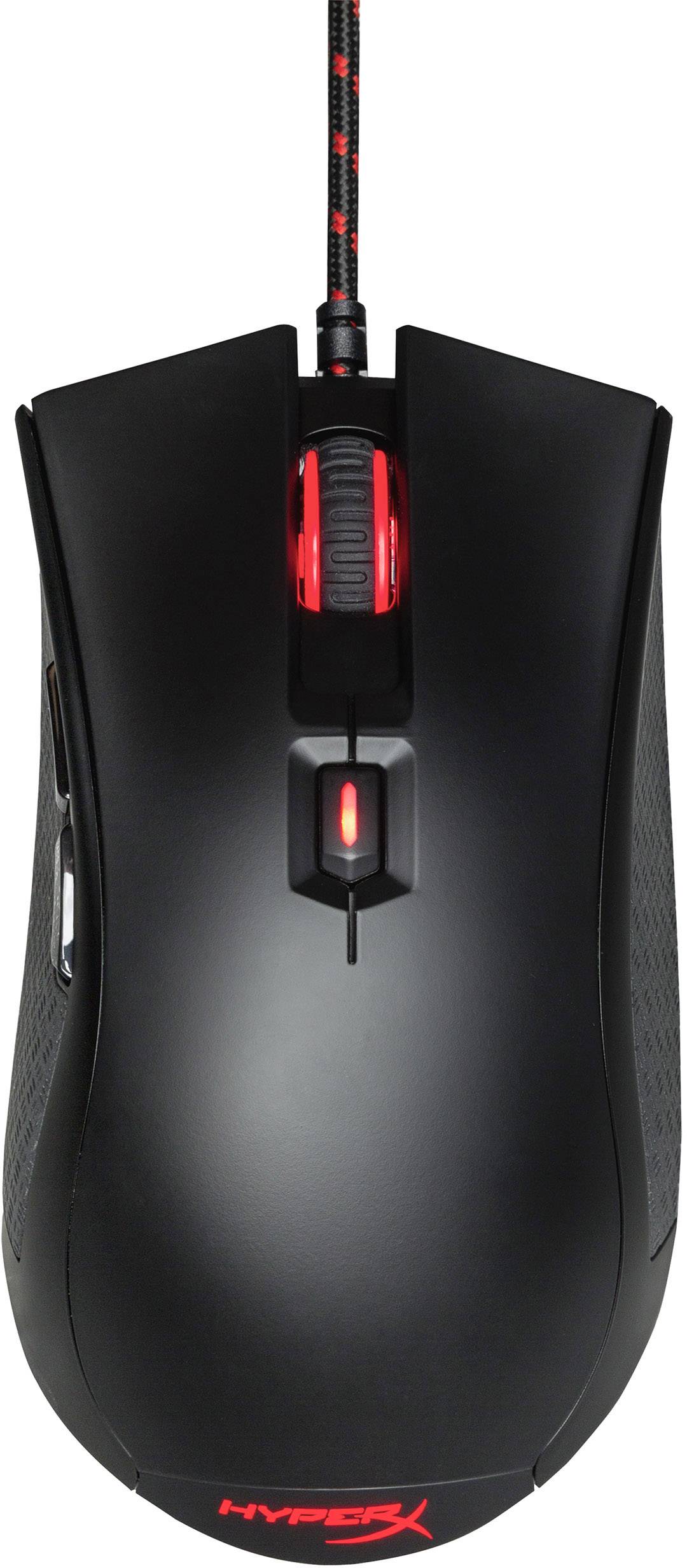 HyperX HXK-DM01 USB-Gaming-Maus Optisch Ergonomisch, Beleuchtet Schwarz