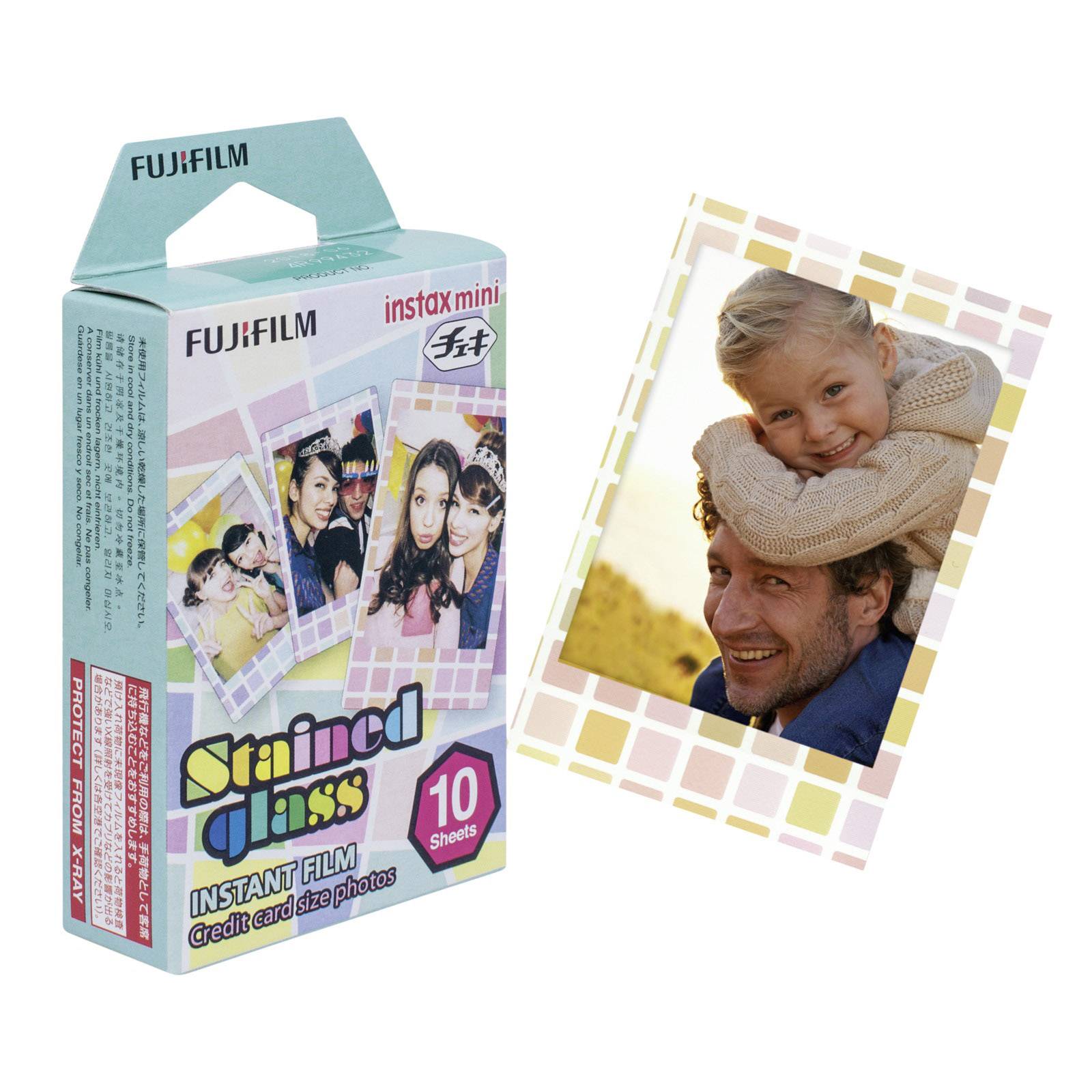 Fujifilm Instax Mini Film Stained Glass Sofortbild-Film