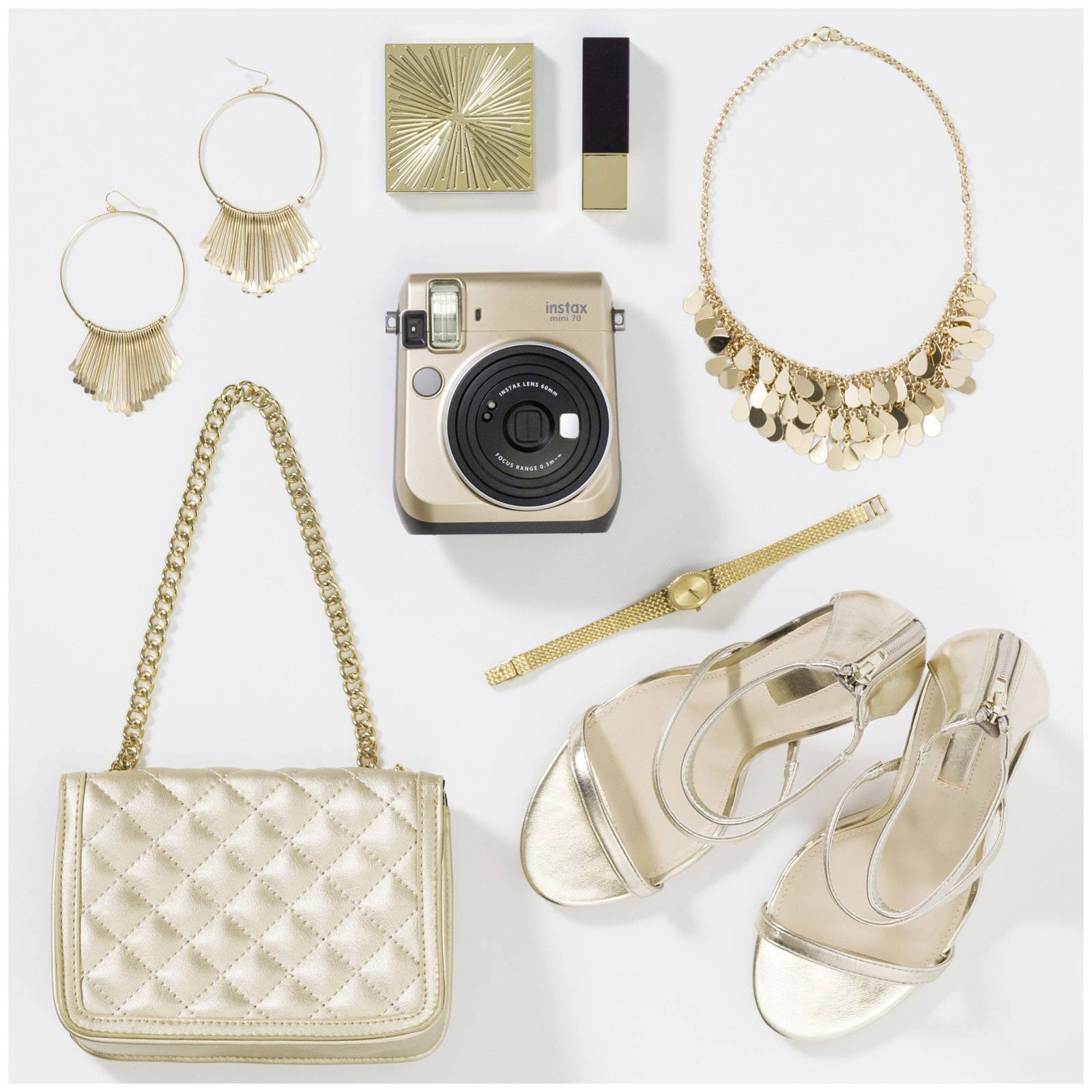 Fujifilm mini 70 Sofortbildkamera Gold