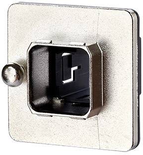 Metz Connect E-DAT Industry IP67 V14 14010833C0MC Flanschgehäuse Silber 1St.