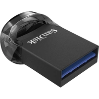 SanDisk Cruzer Ultra Fit™ USB-Stick 64GB Schwarz SDCZ430-064G-G46 USB-A (USB 3.2 Gen 1) SanDisk Cruzer Ultra Fit™ USB-Stick 64GB Schwarz SDCZ430-064G-G46 USB-A (USB 3.2 Gen 1)