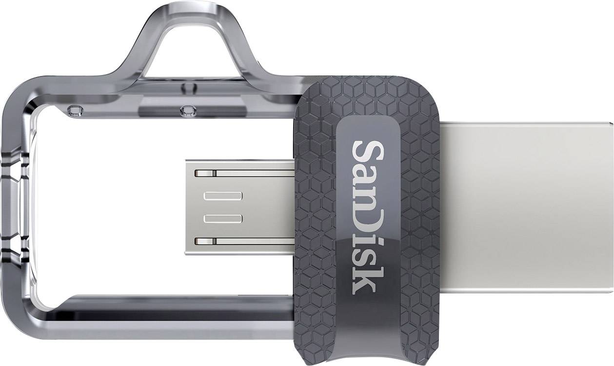 SanDisk Ultra® Dual Drive m3.0 USB-Zusatzspeicher Smartphone/Tablet 32 GB Micro USB (OTG), USB 3.2 Gen 1 (USB 3.0)