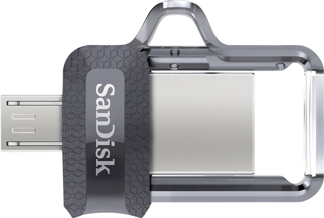 SanDisk Ultra® Dual Drive m3.0 USB-Zusatzspeicher Smartphone/Tablet 128 GB Micro USB (OTG), USB 3.2 Gen 1 (USB 3.0)