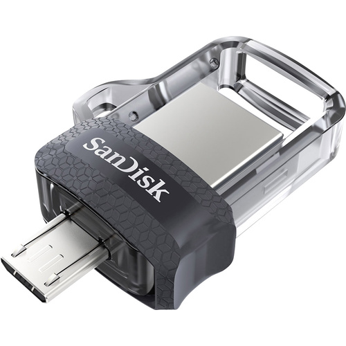 SanDisk Ultra® Dual Drive m3.0 USB-Zusatzspeicher Smartphone/Tablet 128GB Micro USB (OTG) USB 3.2 Gen 1 (USB 3.0)