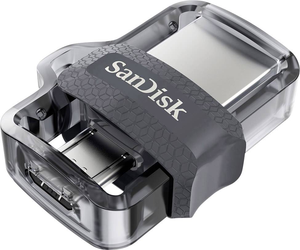 SanDisk Ultra® Dual Drive m3.0 USB-Zusatzspeicher Smartphone/Tablet 32 GB Micro USB (OTG), USB 3.2 Gen 1 (USB 3.0)