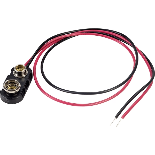 TRU COMPONENTS 18-0097 Batterieclip 1x 9V Block Druckknopfanschluss (L x B x H) 24.5 x 11.8 x 7.3mm TRU COMPONENTS 18-0097 Batterieclip 1x 9V Block Druckknopfanschluss (L x B x H) 24.5 x 11.8 x 7.3mm