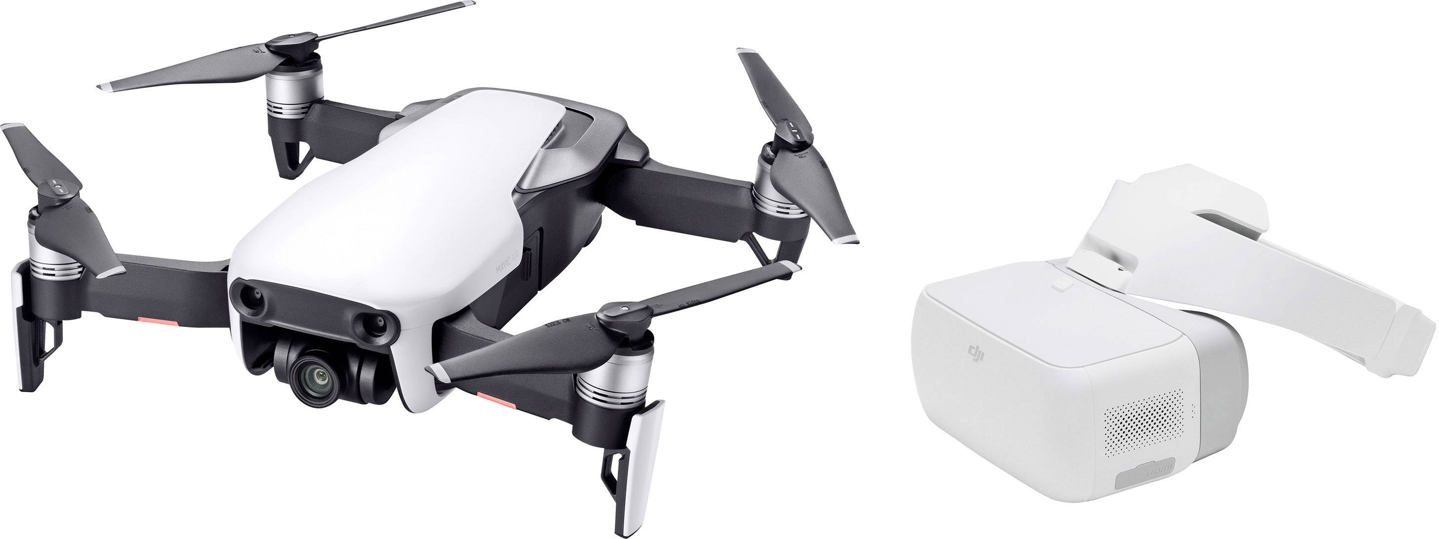 DJI Mavic Air, Arctic White + FPV-Goggles Quadrocopter RtF Kameraflug