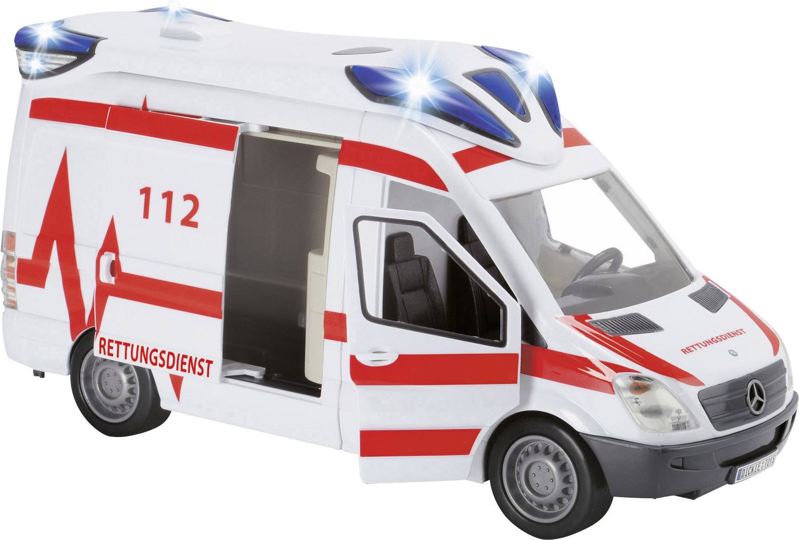 Dickie Toys Rettungswagen Einsatzfahrzeug