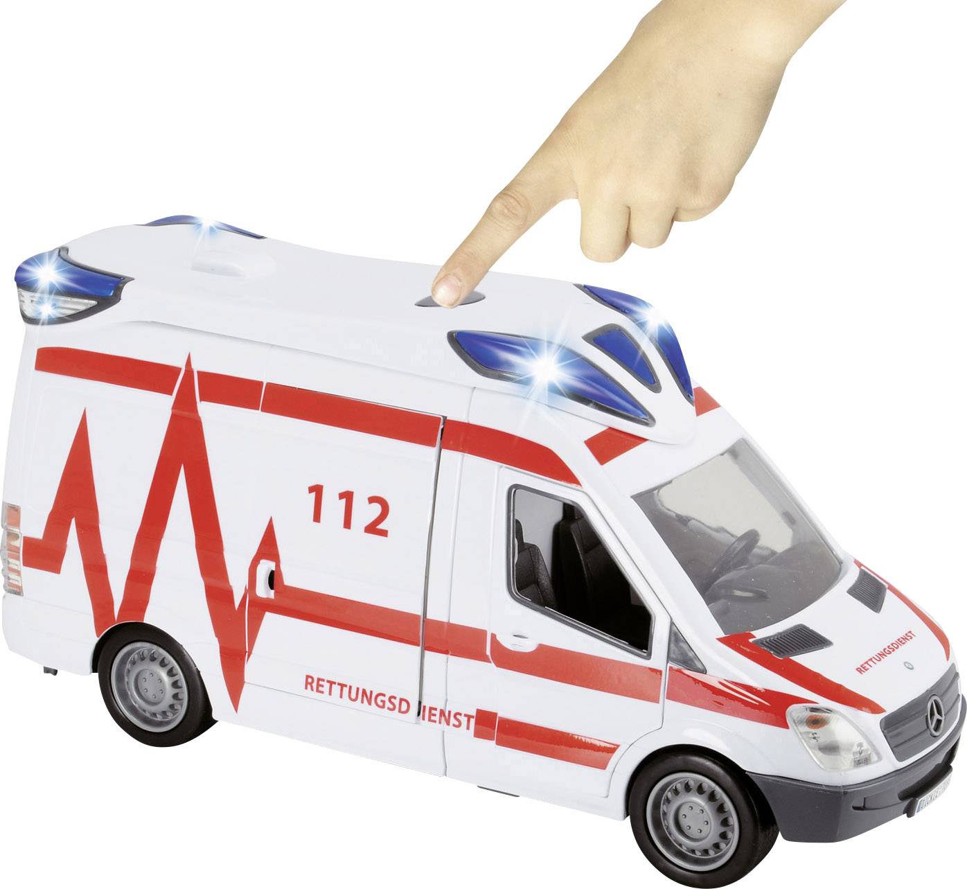 Dickie Toys Rettungswagen Einsatzfahrzeug