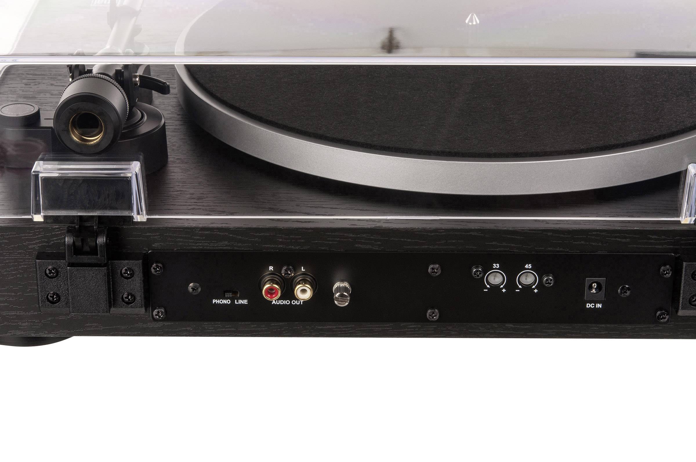 Dual DT 450 Plattenspieler Riemenantrieb Schwarz