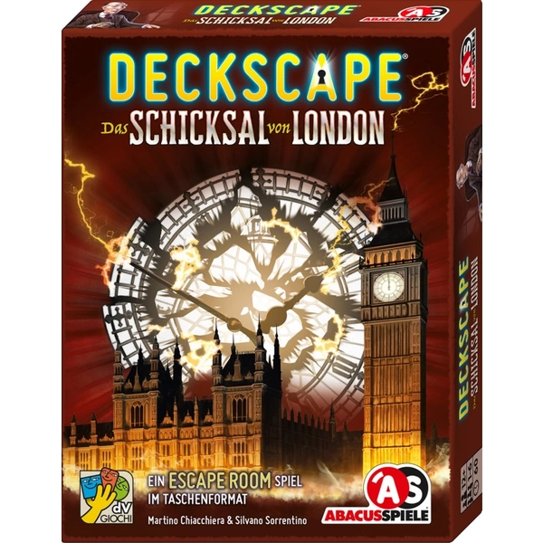 Vedes Deckscape - Das Schicksal von London 38173 Anzahl Spieler (max.): 6 Vedes Deckscape - Das Schicksal von London 38173 Anzahl Spieler (max.): 6