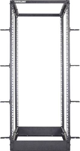 Image of Intellinet 19 Laborgestell 4Pfosten 48HE Flatpack schwarz 19 Zoll Verteilerrahmen (B x H x T) 515