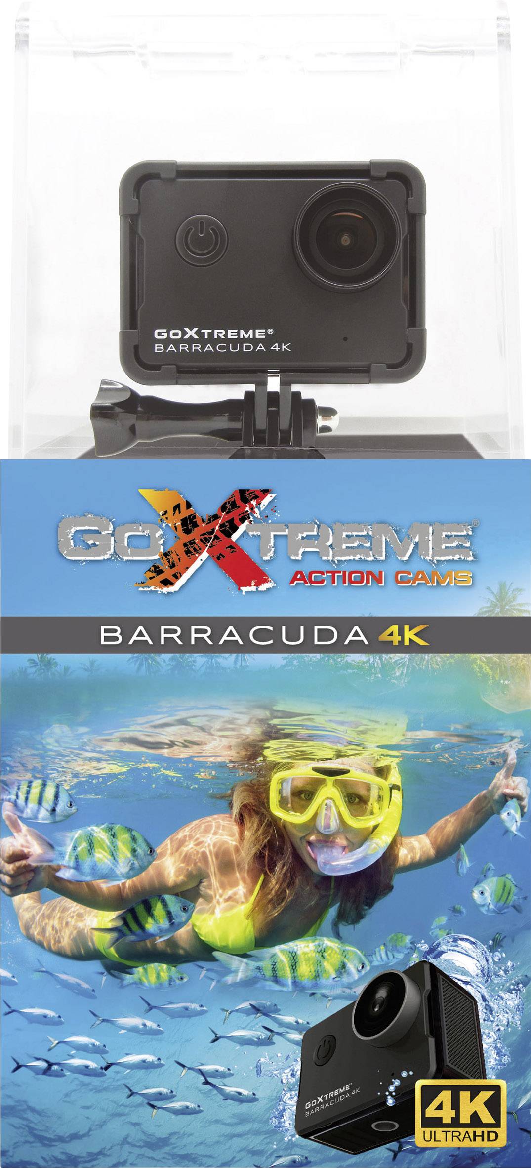 GoXtreme Barracuda 4K Action Cam 4K, Wasserfest, WLAN