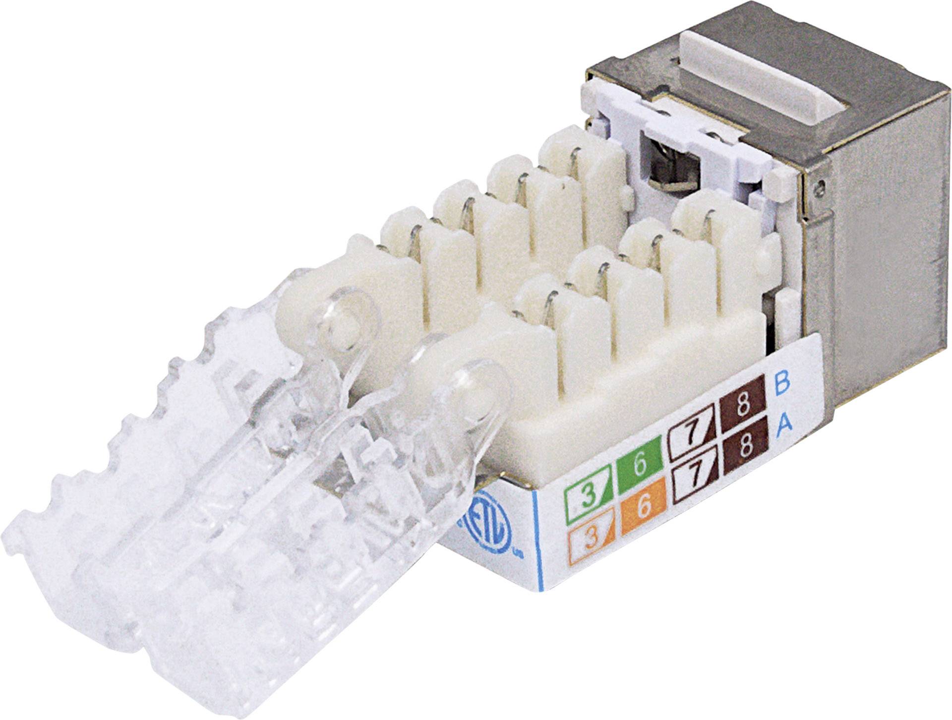 Intellinet 790765 RJ45-Einbaumodul Keystone CAT 3, CAT 4, CAT 5, CAT 5e, CAT 6