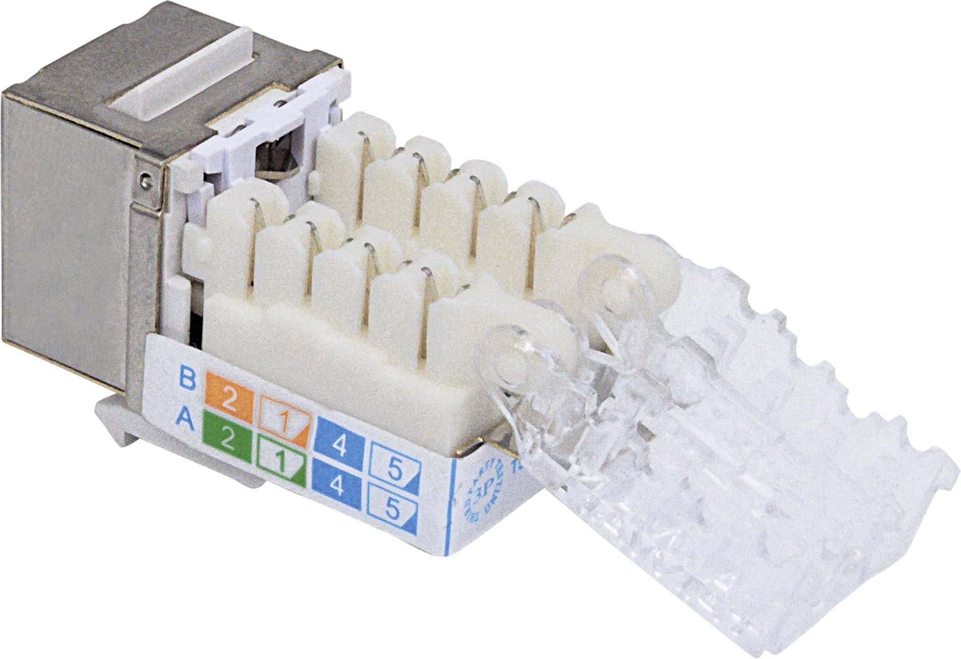 Intellinet 790765 RJ45-Einbaumodul Keystone CAT 3, CAT 4, CAT 5, CAT 5e, CAT 6