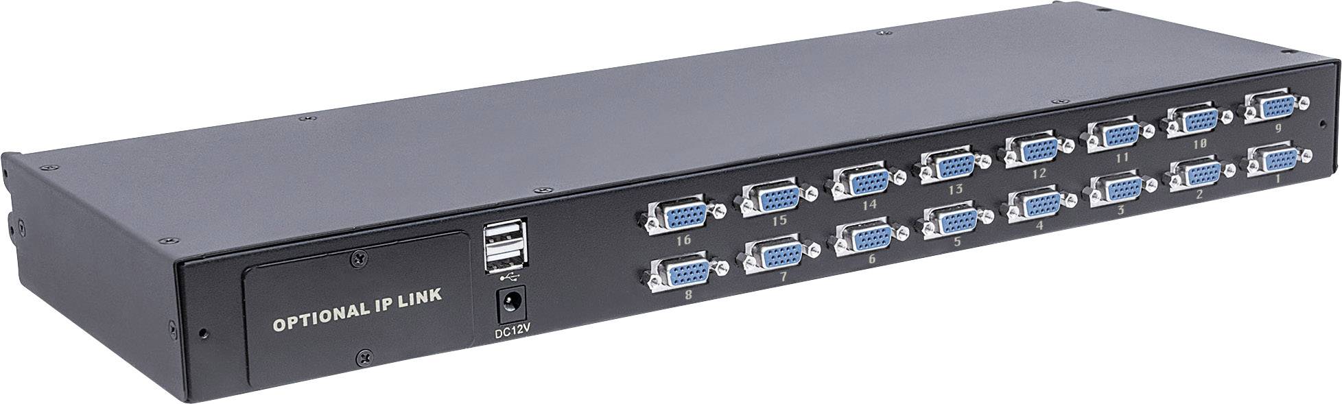 Intellinet 507844 KVM-Umschalter VGA 600 x 480 Pixel, 800 x 600 Pixel, 1024 x 720 Pixel, 1200 x 800 Pixel, 1280 x 720 Pixel, 1440