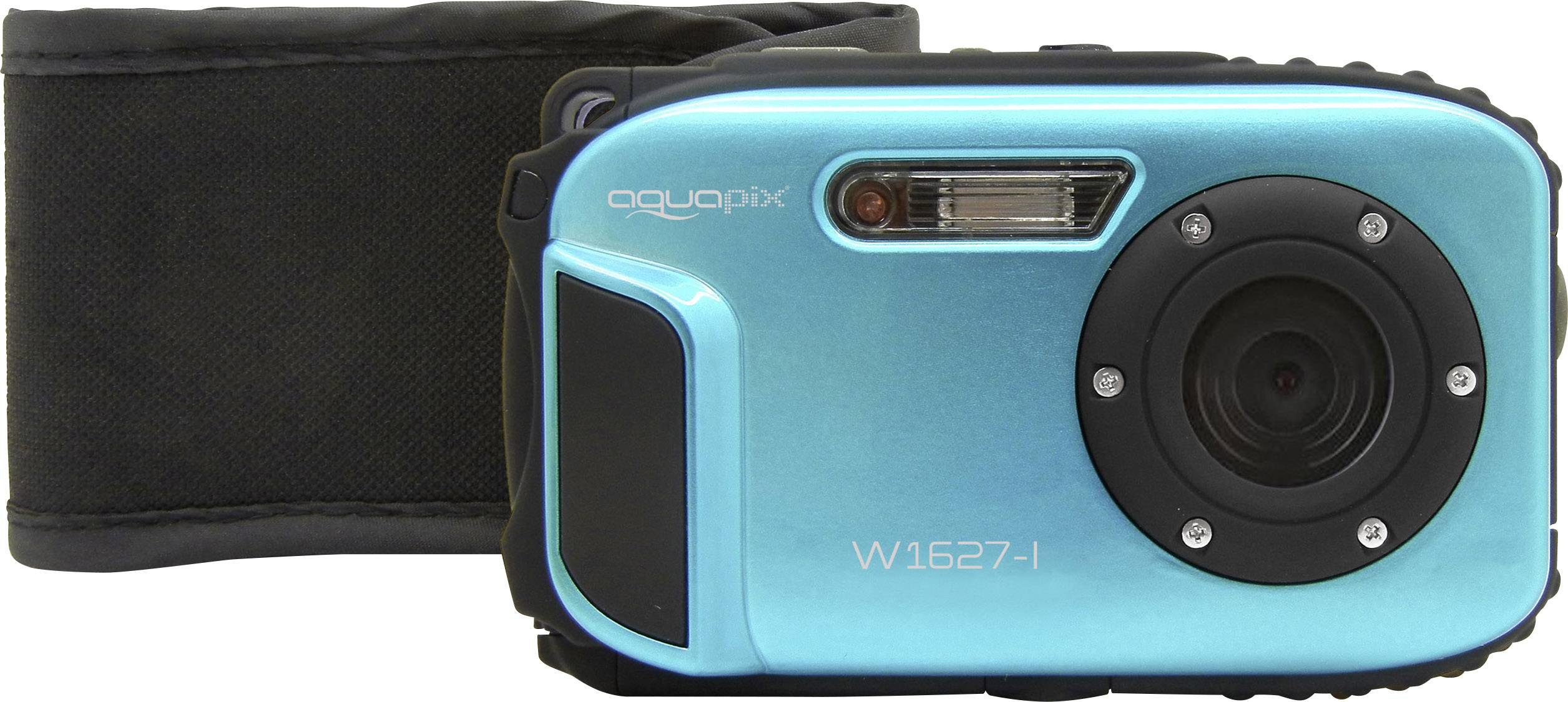 Easypix W1627 Iceblue Digitalkamera 16 Megapixel Blau Unterwasserkamera, Stoßfest, Staubgeschützt