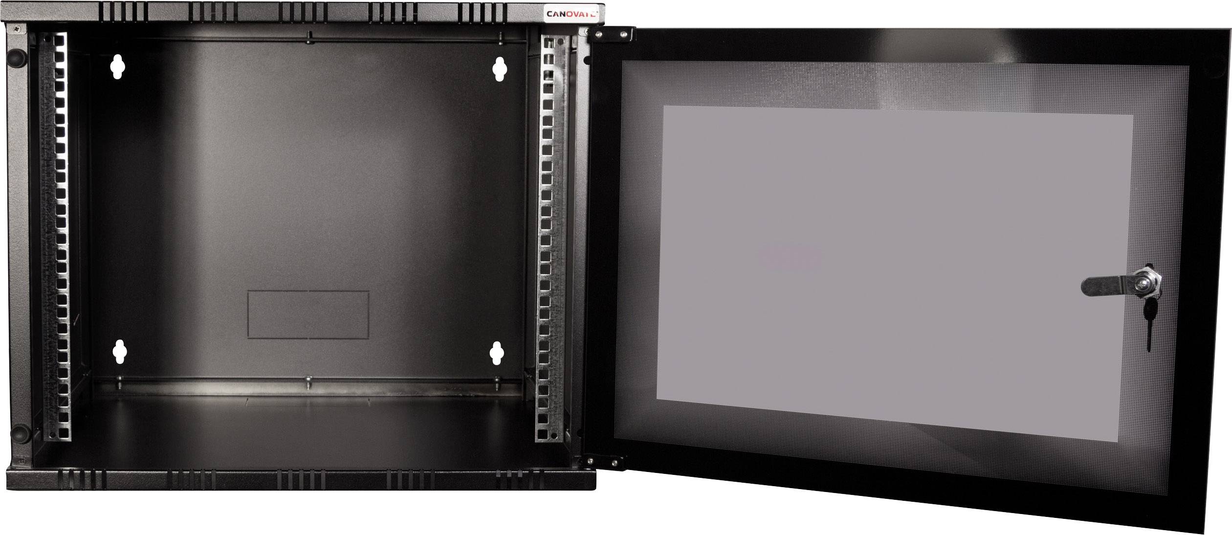 LogiLink 19" WALLMOUNT SOHO BOX 9U 540*550, BLACK, FLATPACK 19 Zoll Wandgehäuse (B x H x T) 540 x 456 x 550mm 9 HE Schwarz