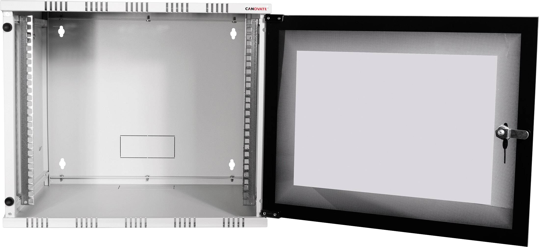 LogiLink 19" WALLMOUNT SOHO BOX 6U 540*550, GREY, FLATPACK 19 Zoll Wandgehäuse (B x H x T) 540 x 323 x 550mm 6 HE Lichtgrau