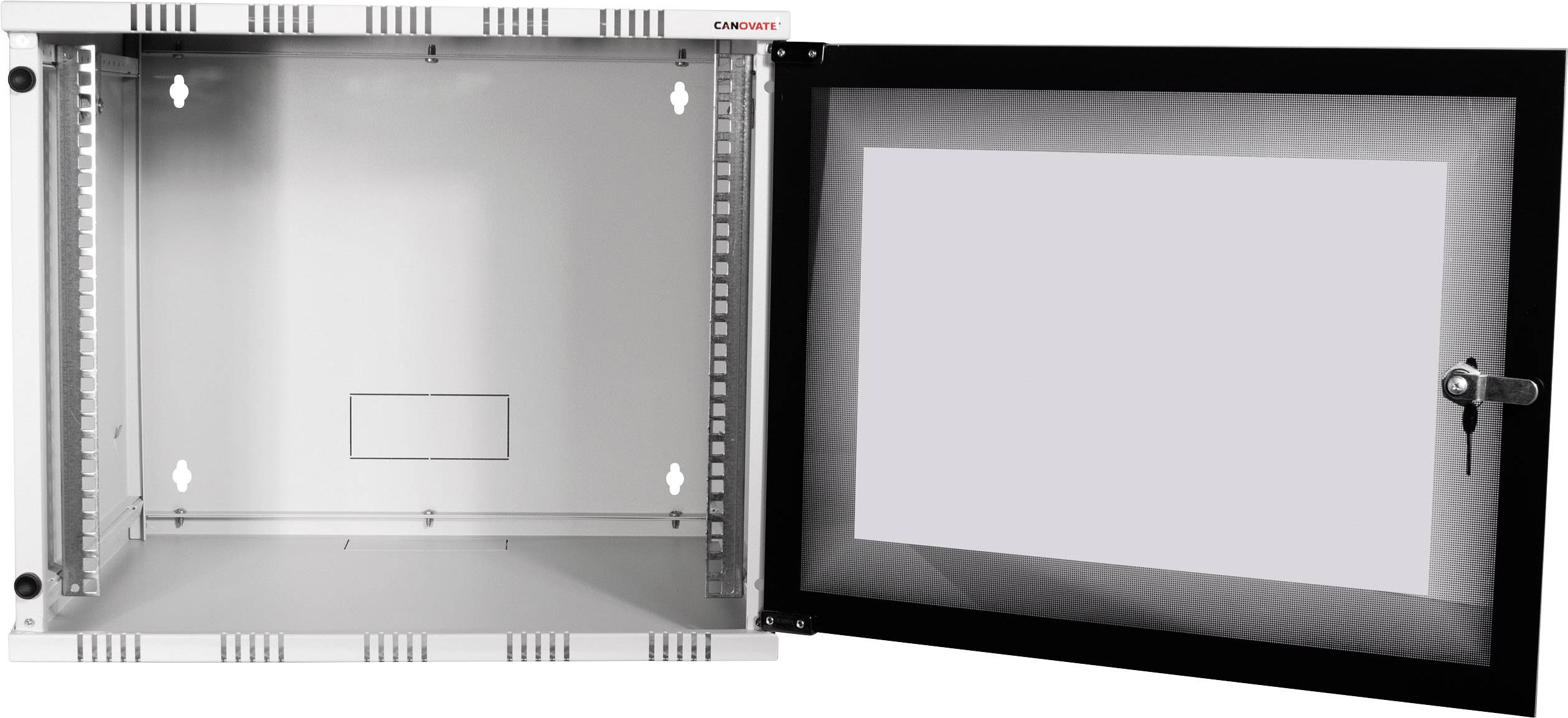 LogiLink 19" WALLMOUNT SOHO BOX 9U 540*550, GREY, FLATPACK 19 Zoll Wandgehäuse (B x H x T) 540 x 456 x 550mm 9 HE Lichtgrau
