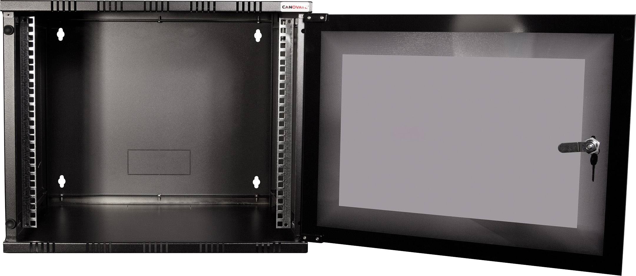 LogiLink 19" WALLMOUNT SOHO BOX 12U 540*400, BLACK, FLATPACK 19 Zoll Wandgehäuse (B x H x T) 540 x 589 x 400mm 12 HE Schwarz