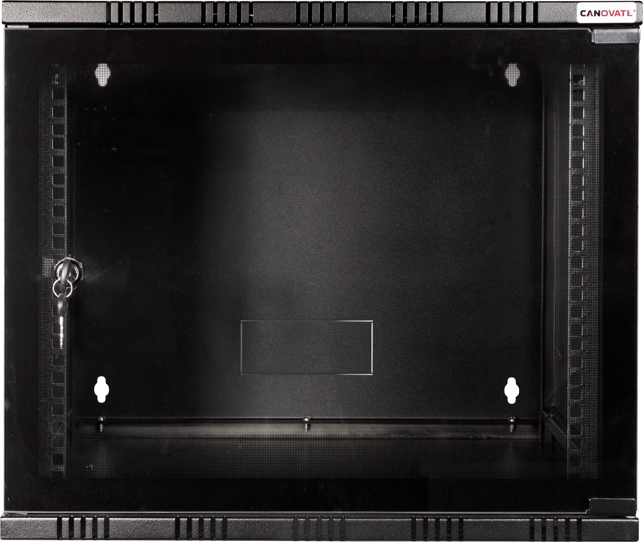 LogiLink 19" WALLMOUNT SOHO BOX 12U 540*550, BLACK, FLATPACK 19 Zoll Wandgehäuse (B x H x T) 540 x 589 x 550 mm 12 HE Schwarz (RAL 9005)