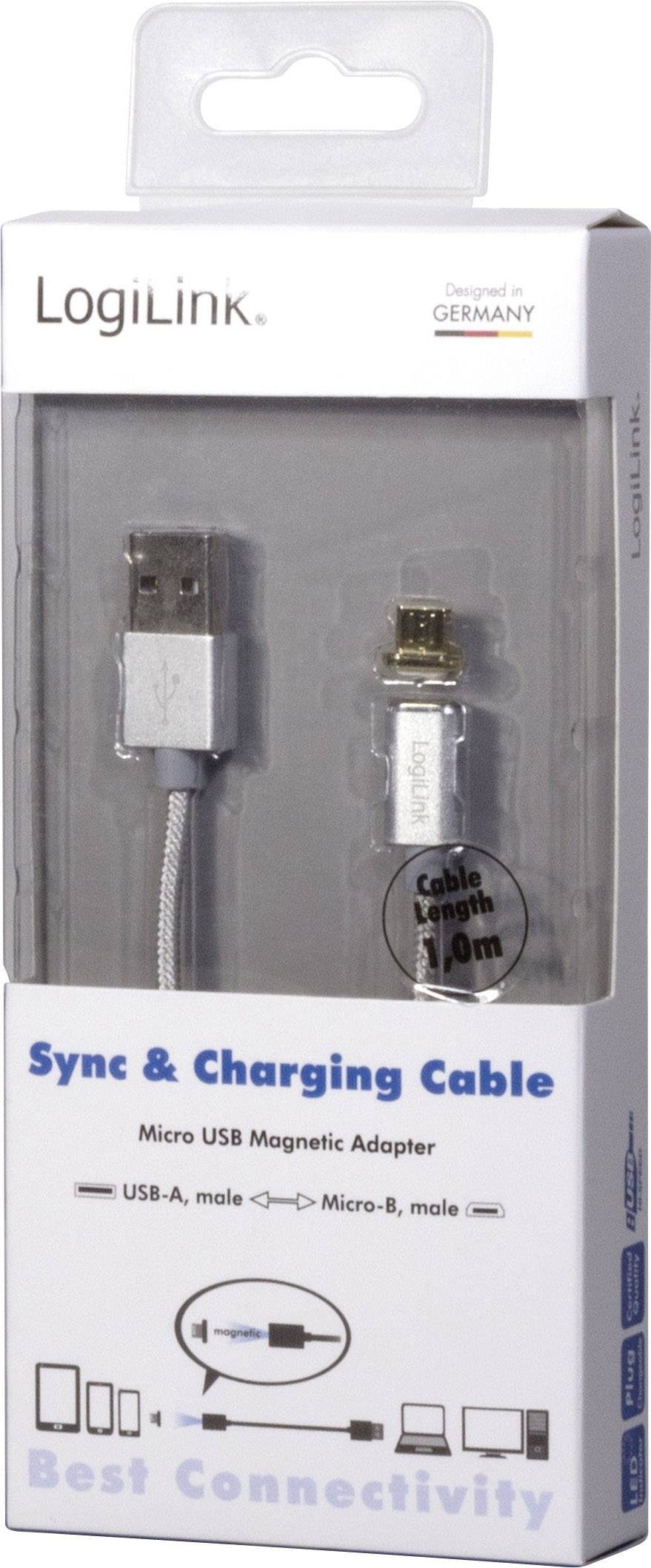 LogiLink 1.00 m Silber CU0117