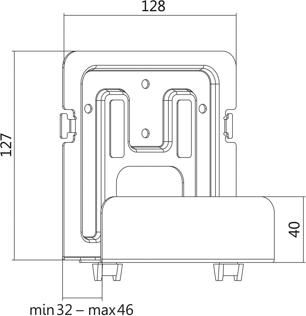 LogiLink AV-Geräteträger Passend für Serie (Halter): Universal Schwarz