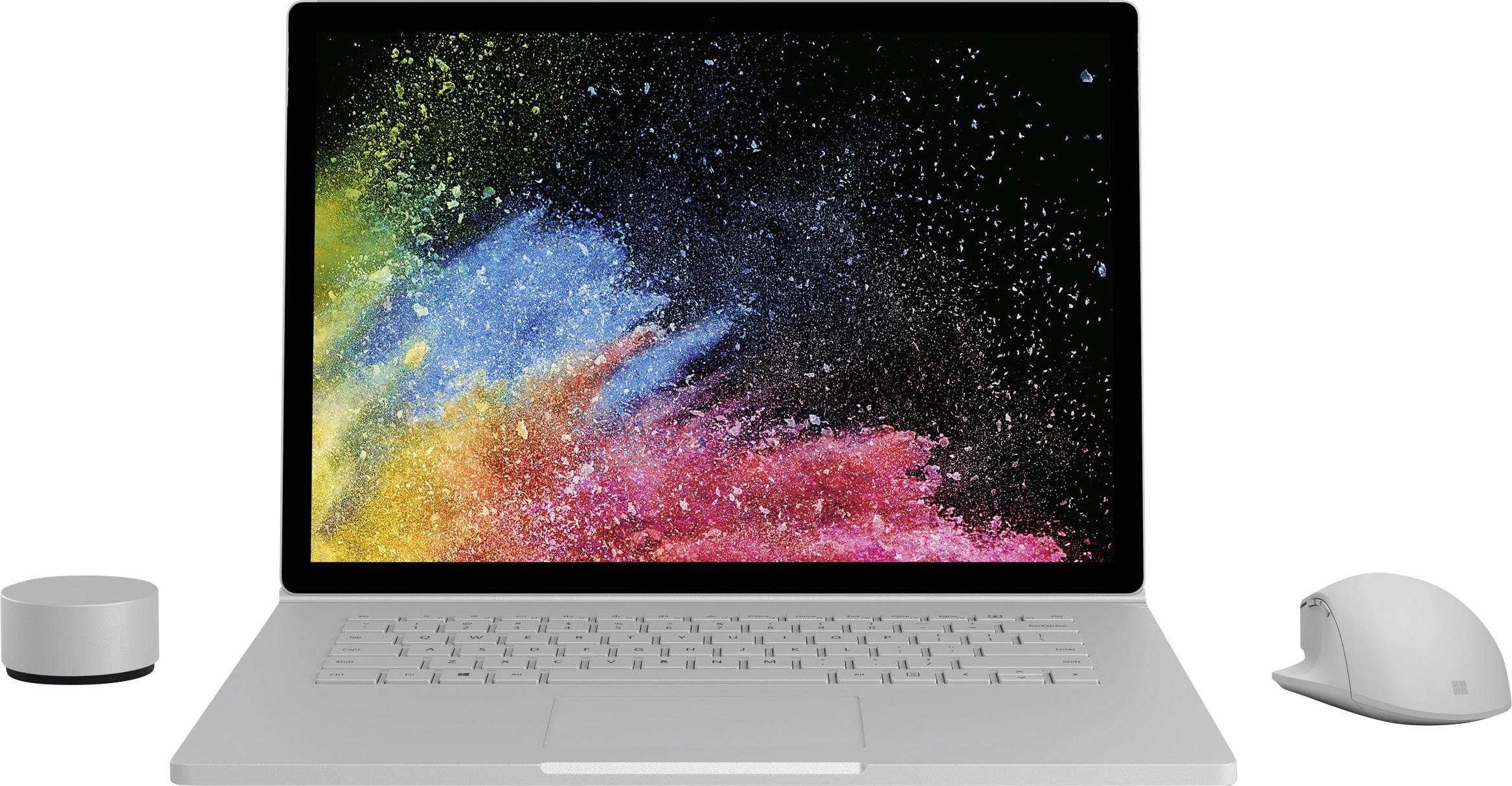 Microsoft WiFi 16 GB RAM Silber 38.1 cm (15 Zoll) Intel® Core™ i7 4 x 1.9 GHz / max. 4.2 GHz Win 10 Pro Windows®-Tablet / 2-in-1