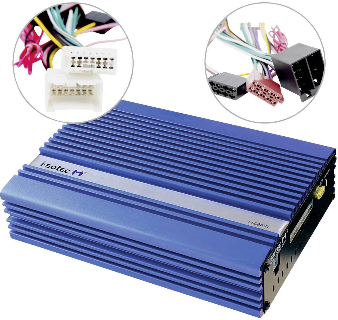 I-sotec 5D AD-0145 5-Kanal Digital Endstufe 400W Passend für (Auto-Marke): Mercedes Benz, Opel, Renault, Dacia