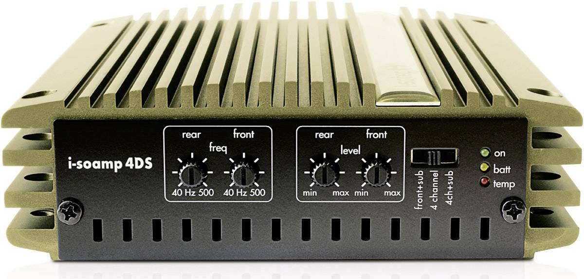 I-sotec 4-Kanal Digital Endstufe 360W AD-0123-VW3 Passend für (Auto-Marke): Audi, Seat, Skoda, Volkswagen