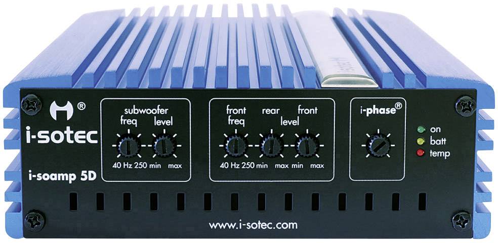 I-sotec 5D AD-0123-VW3 5-Kanal Digital Endstufe 400 W Passend für (Auto-Marke): Audi, Volkswagen, S