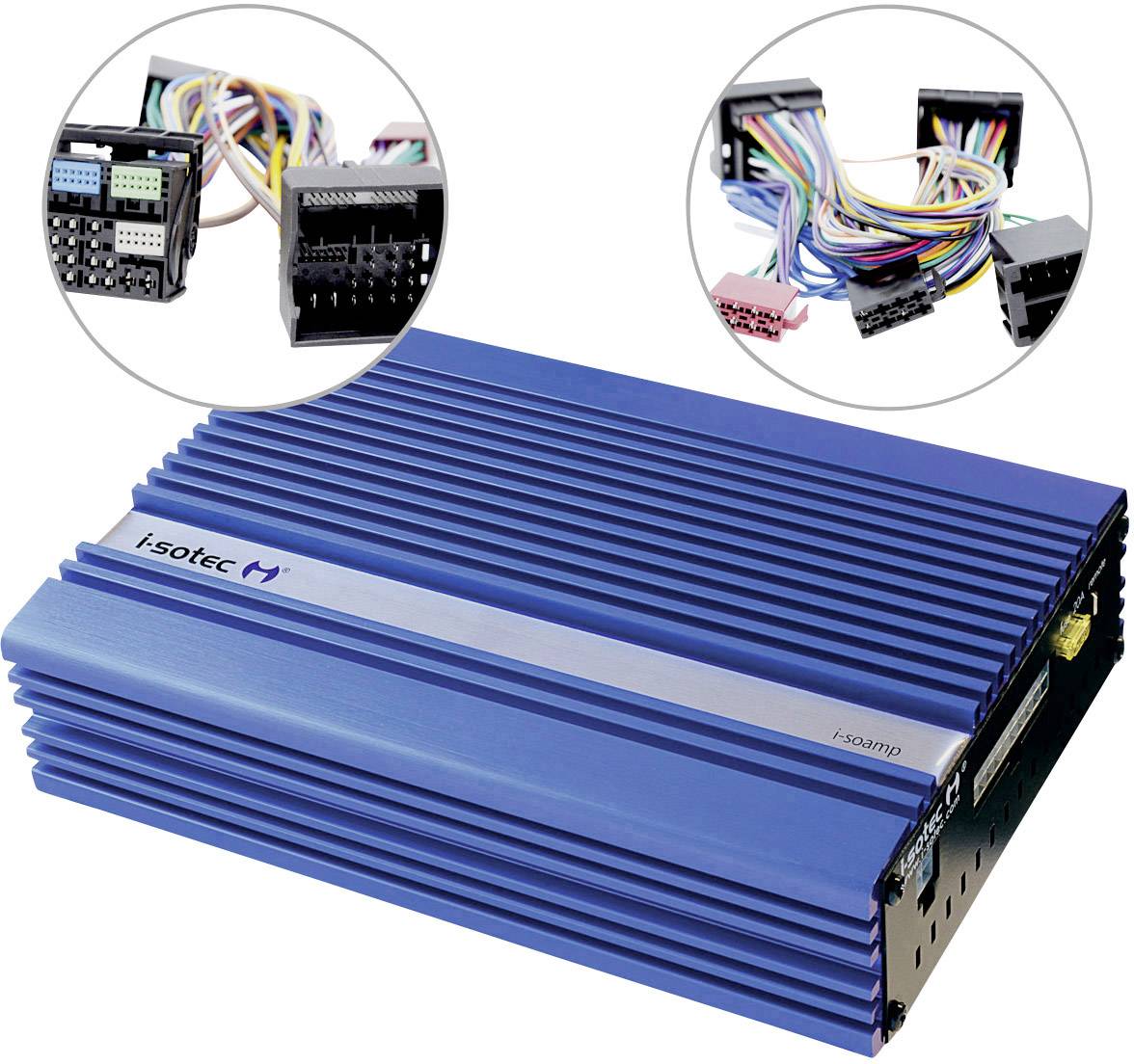 I-sotec 5D AD-0123-VW3 5-Kanal Digital Endstufe 400 W Passend für (Auto-Marke): Audi, Volkswagen, S