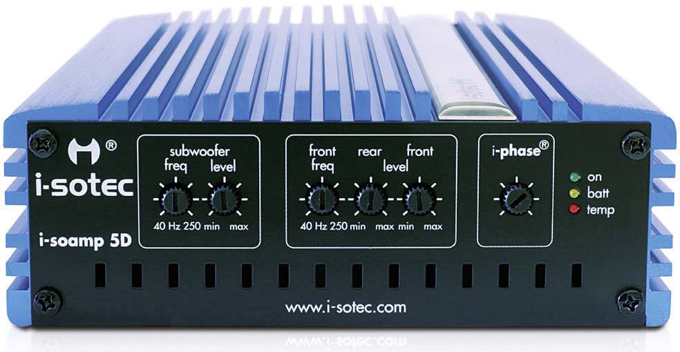 I-sotec 5D AD-0132 5-Kanal Digital Endstufe 400W Passend für (Auto-Marke): Chevrolet, Daewoo, Opel, Saab