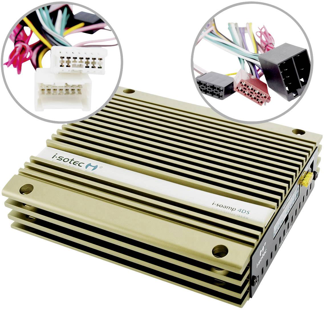 I-sotec 4-Kanal Endstufe 320W AD-0145 Passend für (Auto-Marke): Dacia, Mercedes Benz, Nissan, Opel, Renault