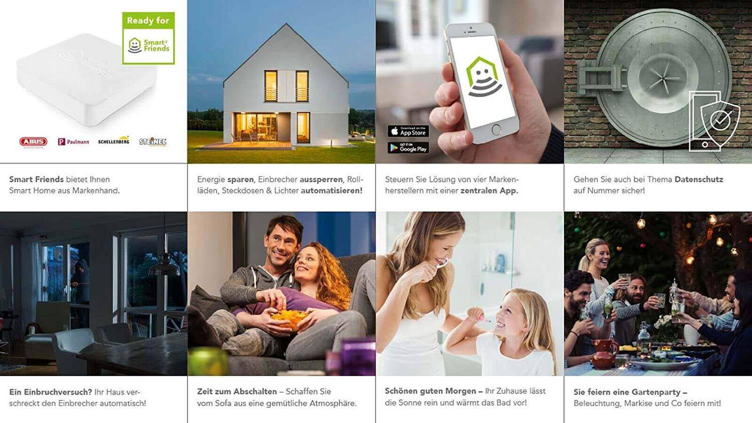 26000 Schellenberg SmartHome, ABUS Smartvest Zentrale